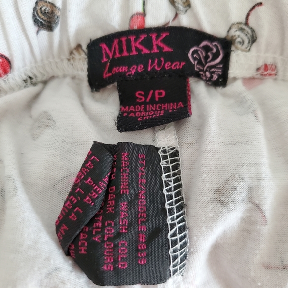 MIKK Bon Bons & Cherry PJ Pants Small - Picture 6 of 8